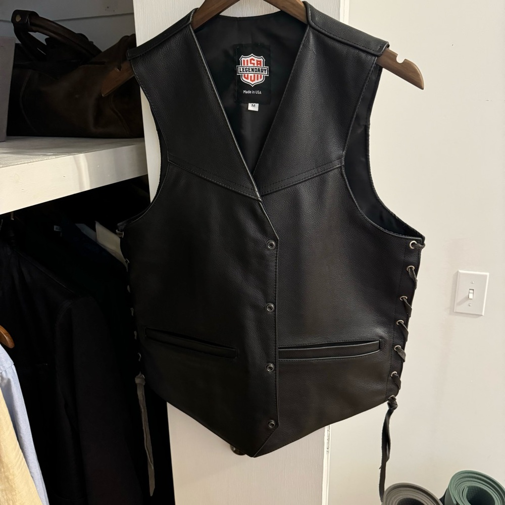 Legendary USA Concealed Carry Leather Vest